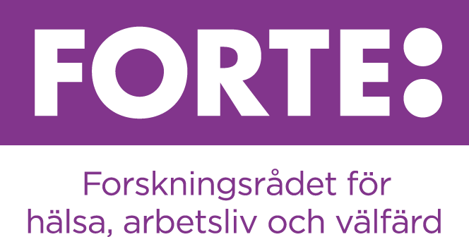 Forte. Forskningsrådet för hälsa, arbetsliv och välfärd. Logotyp.